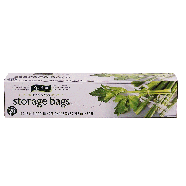Spartan  snap and slide reclosable storage bags gallon size, 10 9/20ct