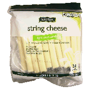 Spartan  light low-moisture part-skim mozzarella string cheese, 2420oz