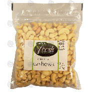 Spartan fresh selections roasted & salted cashews 12oz