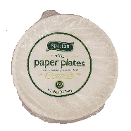 Spartan everyday 9 inch paper plates, soak proof, microwavable  150ct