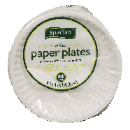 Spartan  6 inch paper plates, soak proof, microwavable  100ct