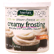 Spartan  cream cheese creamy frosting 16oz