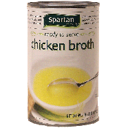 Spartan  ready to serve chicken broth 49.5oz