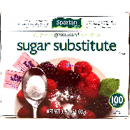 Spartan  sugar substitute sacharin 100-packets 3.5oz