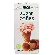 Spartan  sugar ice cream cones, 12-count 5oz