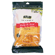 Spartan  natural shredded sharp cheddar cheese 16oz
