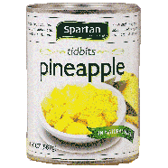 Spartan  pineapple tidbits in natural juice 20oz