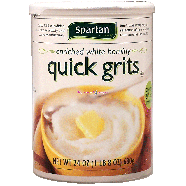 Spartan  enriched white hominy quick grits 24oz