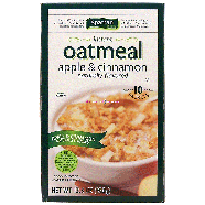 Spartan  apple & cinnamon instant oatmeal, 10-packets 12.3oz