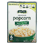 Spartan  94% fat free microwave popcorn, 6 pop-in bags, 100% who17.4oz