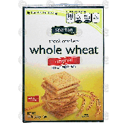 Spartan  snack crackers, whole wheat 10oz