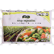 Spartan  soup vegetables; potatoes, carrots, peas, corn, green be16-oz
