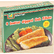 Spartan  golden batter dipped fish fillets, 8 ct 21.2oz