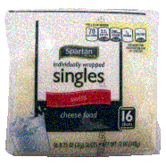 Spartan  swiss cheese food singles 16-count individually wrapped s12oz