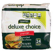 Spartan Deluxe Choice american pasteurized process american cheese16oz