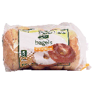 Spartan  100% whole wheat bagels, 5 presliced 14.25oz