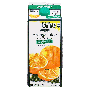 Spartan  orange juice country style with pulp, 100% pure squeez64fl oz