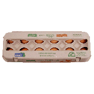 Spartan  grade a large brown eggs 12ct