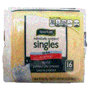 Spartan  fat free american non-fat pasteurized process cheese prod12oz