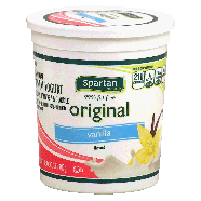Spartan Original lowfat vanilla yogurt, 99% fat free 32oz