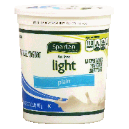 Spartan Light plain fat free yogurt 32oz