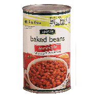 Spartan  homestyle baked style beans, 98% fat free 28oz