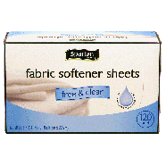 Spartan  dryer fabric softener sheets, free & clear 120ct