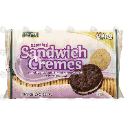 Spartan  assorted sandwich cremes, chocolate & vanilla sandwich cr24oz