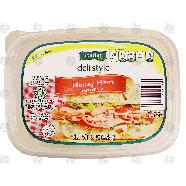 Spartan deli style honey ham, water added 9oz