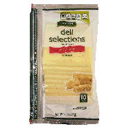 Spartan deli selections baby swiss sliced cheese, 10-slices 8oz