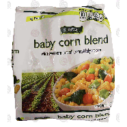 Spartan  baby corn blend; white sweet corn, broccoli, carrots & b16-oz