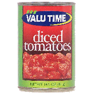 Valu Time  diced tomatoes  14.5oz