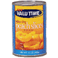 Valu Time  yellow cling peach slices in light syrup 15oz