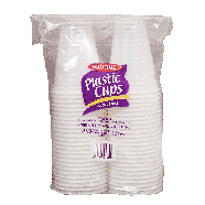 Valu Time  plastic cups for cold drinks, 16 fl. oz.  50ct