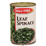Valu Time  leaf spinach  13.5oz