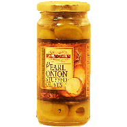 World Classics trading company pearl onion stuffed olives 4.5oz