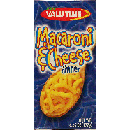 Valu Time  macaroni & cheese dinner  6.25oz
