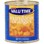 Valu Time  mandarin oranges, whole sections in light syrup 11oz