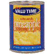 Valu Time  chunk pineapple in unsweetened pineapple juice 20oz