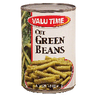 Valu Time  cut green beans  14.5oz