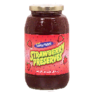 Valu Time  strawberry preserves 32oz