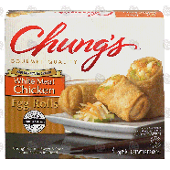 Chung's  egg rolls, white meat chicken, 4-count, sweet & sour sau12-oz