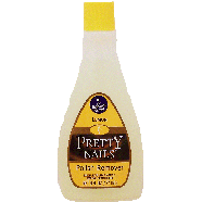 Pretty Nails  polish remover, lemon, conditioning formula  6fl oz