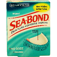 Sea-bond  denture adhesive seals, original, uppers, zinc-free  30ct