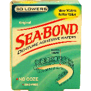 Sea-bond  denture adhesive seals, original, lowers, triple action, 30ct