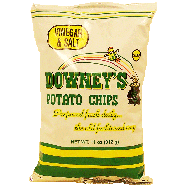 Downey's  pototo chips, vinegar & salt flavor 11oz