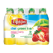 Lipton Iced Tea Diet Green Tea w/Mixed Berries 12 Pk 16.9fl oz