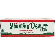Mountain Dew throwback citrus soda made with real sugar, 12-fl. oz12pk
