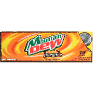 Mountain Dew Live Wire Soda 12 Oz Fridge Mate 12pk