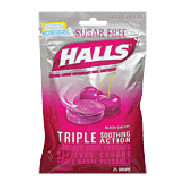 Halls Cough Suppressant black cherry sugar free menthol drops  25ct